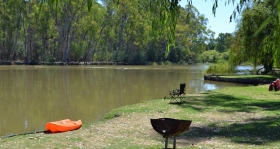 Murraybank Caravan Park Mathoura - Murray River views murray_river_view